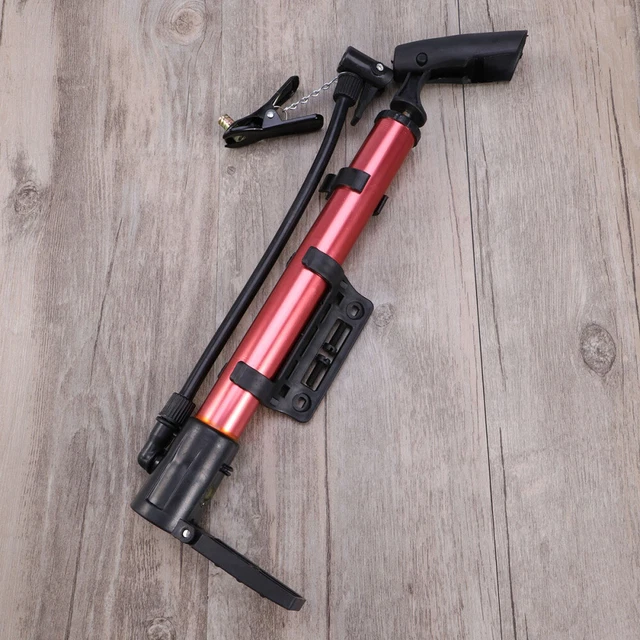 Pompa Per Bicicletta A Doppio Cilindro - Con Manometro E Valvole Presta/Schrader - Foto 7