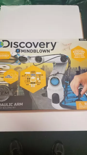 Discovery  Mindblown Hydraulic Robotic Arm Building Kit-Science Project- educati