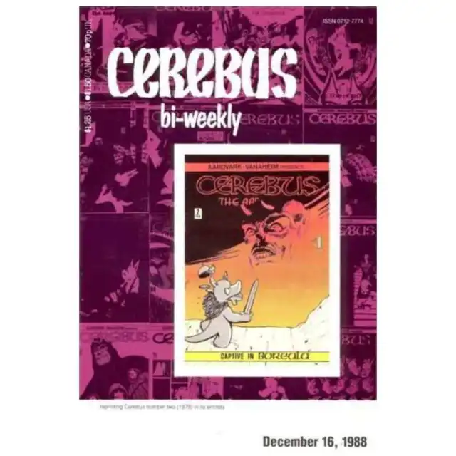 Cerebus Bi-Weekly #2 in Very Fine minus condition. Aardvark-Vanaheim comics [r^