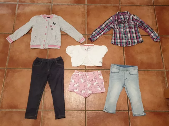 Lovely Bundle of Girls Clothes - Jeans, Trouser, Shirt, Cardigan - Age 3-4 Years