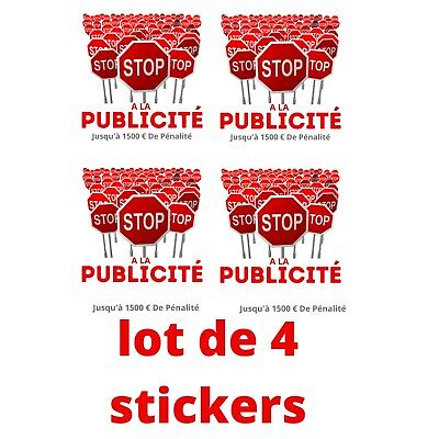 2 versions plaque gravée PAS DE PUBLICITE MERCI STOP PUB petit format 
