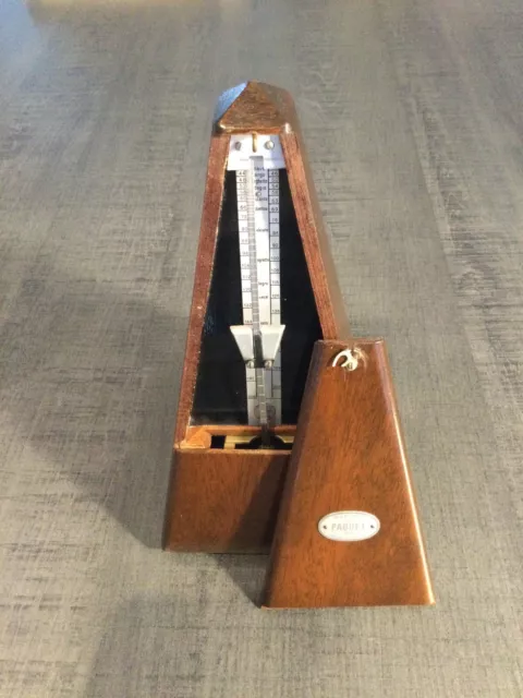 METRONOME MAELZEL PAQUET  Vintage en Bois d’ Acajou (1815-1846)