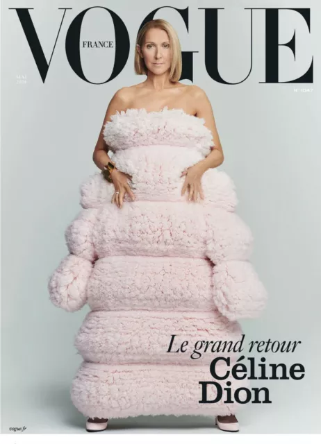 Celine Dion new French France VOGUE mag cover may 2024