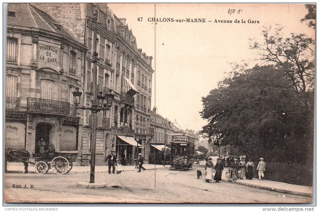 51 CHALONS SUR MARNE - avenue de la gare (tramway)