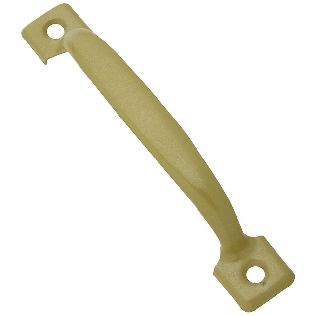 National Hardware N117-671 V200 Door Pull, Steel, Baked Enamel Brass