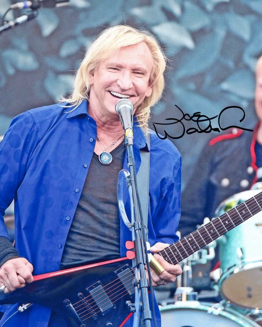 10x8 Photo Personally Autographed by Joe Walsh & COA