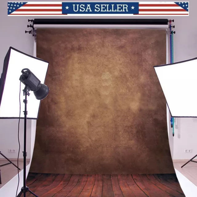 Abstract Photography Background Vinyl Backdrop Studio Photo Props Brown 5x7ft NK 3