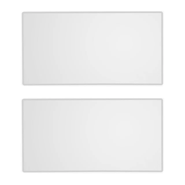 2 Pcs Rostfreier Stahl Auto Schminkspiegel Auto- -Spiegel Sonnenschutz