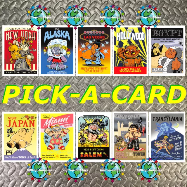 2023 Series 1 Garbage Pail Kids Go On Vacation Pick-A-Card Travel Stickers Gpk!!