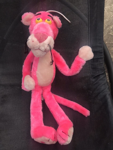 Vintage pink deals panther stuffed animal