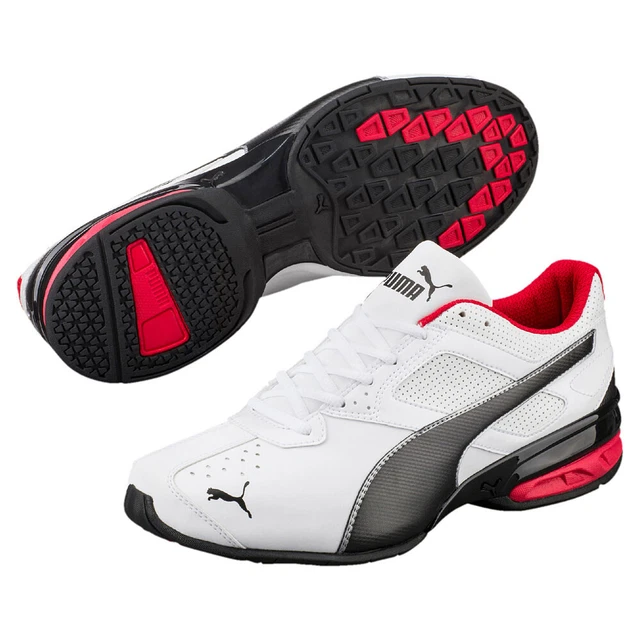 Puma Tazon 6 FM Herren Schuhe Sneaker Turnschuhe 189873 (white-silver 02)