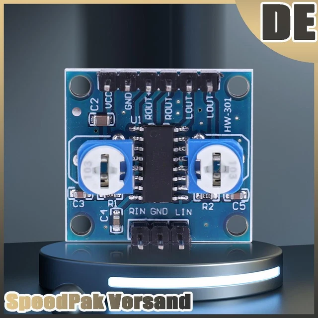 NUOVO PAM8406 Modulo Audio Stereo Dual Channel 2x5W 2,5-5V per Dispositivi Elettronici