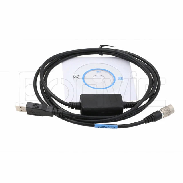 TRIMBLE 5600 GEODIMETER Hirose 4pin USB Data Cable to PC £34.20