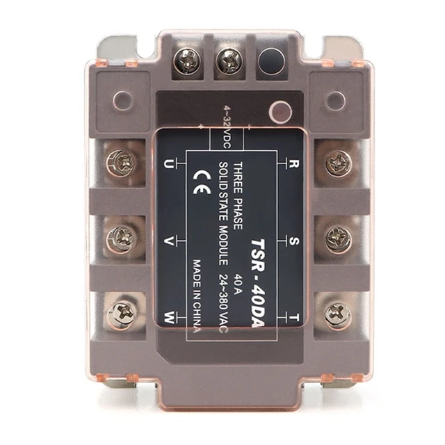 INDUSTRIAL AUTOMATION THREE phase Solid State Relay Module AC380V 40A ...
