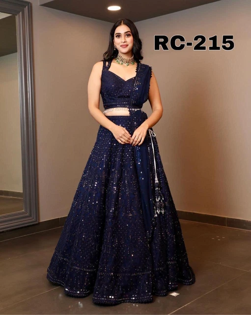 Lengha designer indiano Lehenga Choli festa di nozze abbigliamento pakistano bollywood anno di età