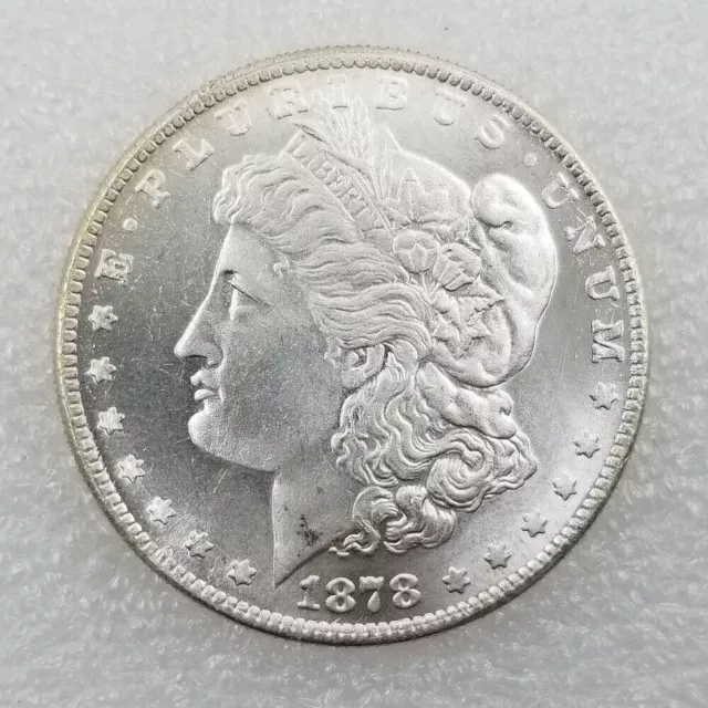 1878 S Morgan Silver Dollar Liberty Head $1 Coin