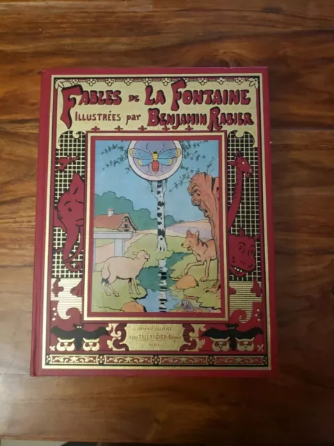Les Fables de La Fontaine illustrées par Benjamin Rabier / Éditeur Tallandier