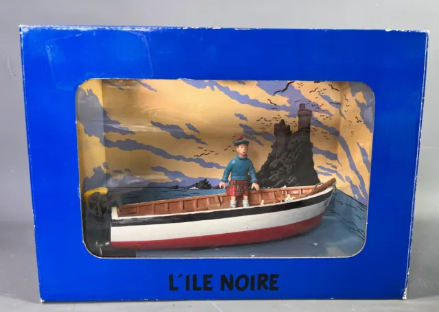 Herge - Diorama Tintin - L'ile Noire - Moulinsart - (2005)