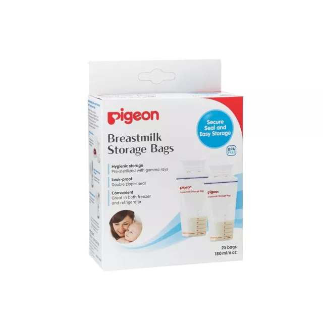 Pigeon Breast Milk Storage Bags Convenient Safe Solution for Breastfeeding 25x