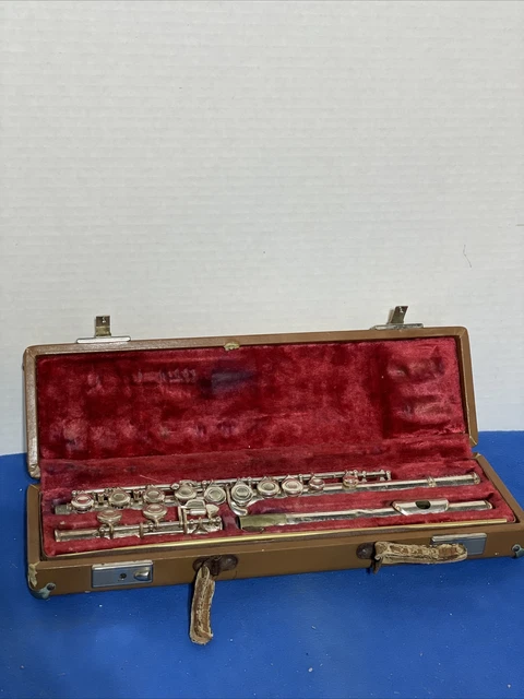 Artley Flute Silver Elkhart Ind. w case #126464