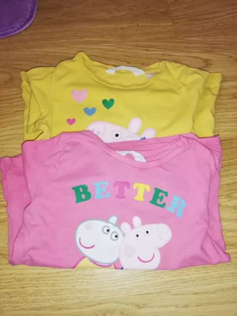Girls Peppa Pig Tops Age 24months