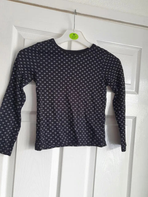 Girls tshirt long sleeve top  age 7-8 years
