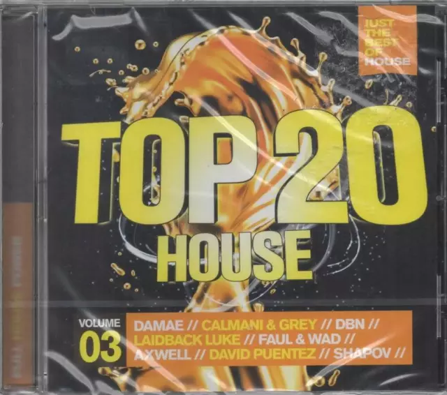 TOP 20 HOUSE Vol.3 Damae Calmani & Grey Laidback Luke Faul & Wad CD NEU