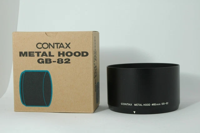 [Almost MINT w/Box] Contax GB-82 Metal Lens Hood for N 85mm f1.4 from JAPAN I15