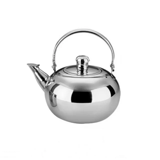 Stainless Steel Kettle Pot with Filter Camping Tea Coffee Pot Outdoor Hiking