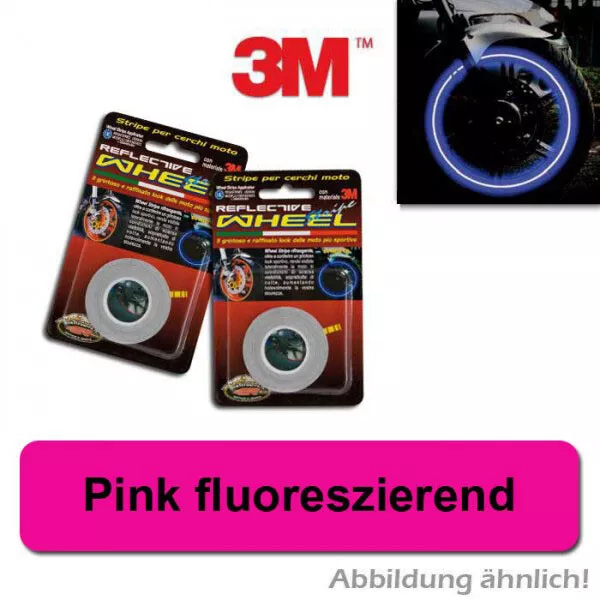 Felgenrandaufkleber pink fluoreszierend 5 mm 6 m bis 18 Zoll alternativ Nr. 4505