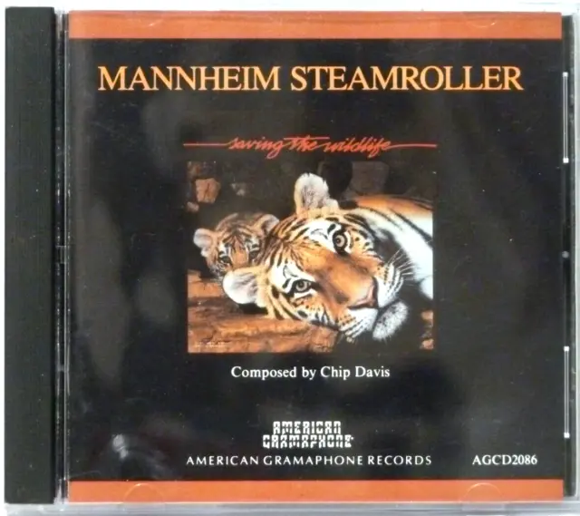 Chip Davis Mannheim Steamroller Saving The Wildlife  LIKE NEW  11 Track CD 1986