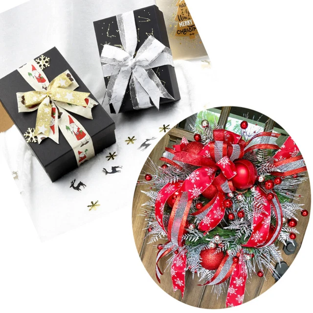 2 rollen von Band Cartoon DIY Geschenk Band Weihnachten Band Verpackung Streifen 8