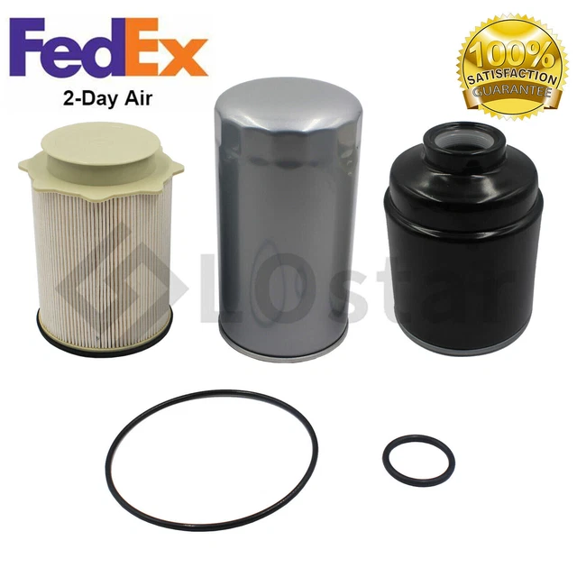 FUEL FILTER WATER Separator & Oil Filter Set For 1320 Dodge Ram 2500