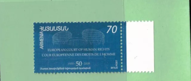 Armenia Sc 804 MNH of 2009 - European Court of Human Rights - AJ08