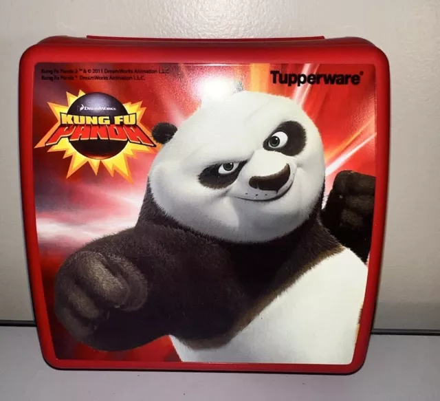 Tupperware NEW Disney KUNG FU PANDA LUNCH SANDWICH SNACK KEEPER CONTAINER ONLY