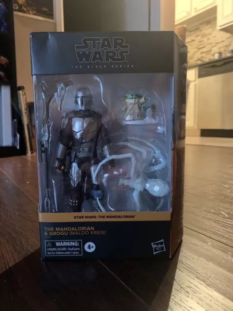 Star Wars Black Series THE MANDALORIAN AND GROGU (Maldo Kreis) 6" Hasbro NEW