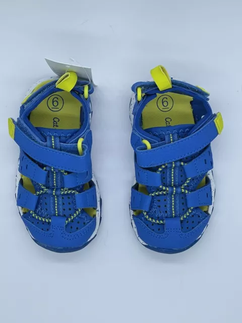 Cat & Jack Toddler Boys Howell Fisherman Sandals French Blue Size 6