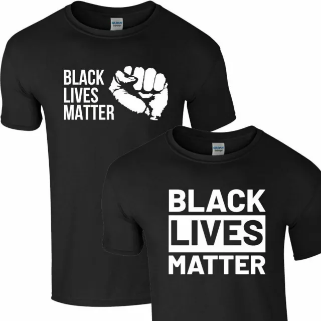 BLACK LIVES MATTER TSHIRT Tee Mens Womens Adult Kids Unisex Protest Anti Racism