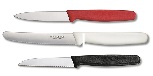 Victorinox Gemüsemesser Set 3-teilig Küchenmesser Gemüse Messer Tomatenmesser
