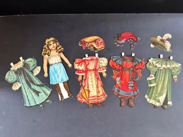 Cut-Out PAPER DOLL with Outfits Complete 1988 Shackman & Co