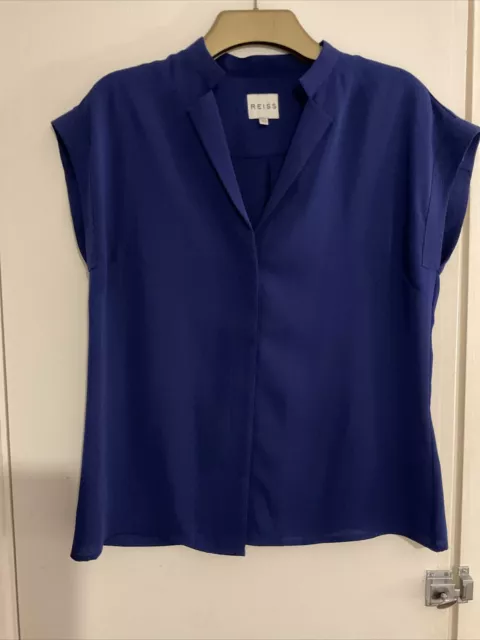 New Reiss Blue Blouse Size 14