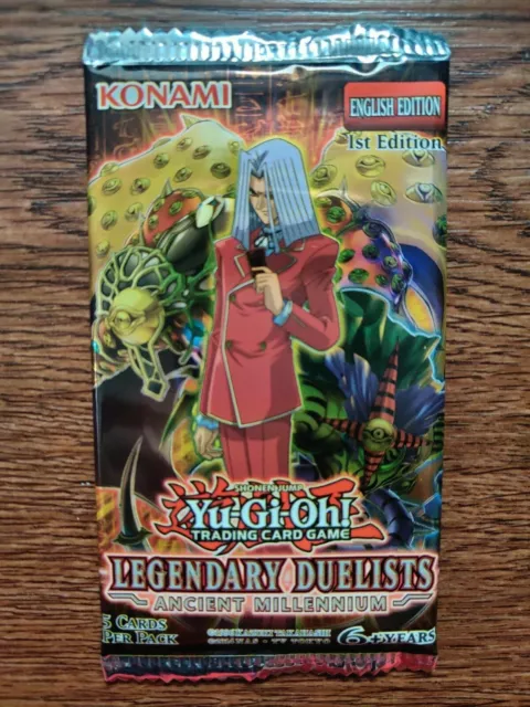 YUGIOH YU-GI-OH ANCIENT MILLENIUM Legendary Duelists 1st Edition BOOSTER PACK