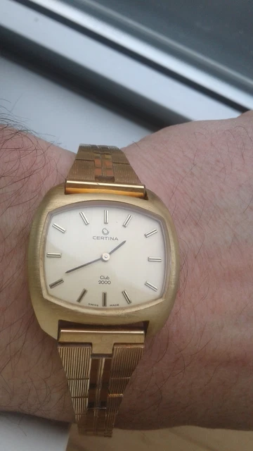 Certina Saphir Or - Montre Vintage Collection Neuf Avec étiquettes Pour Homme