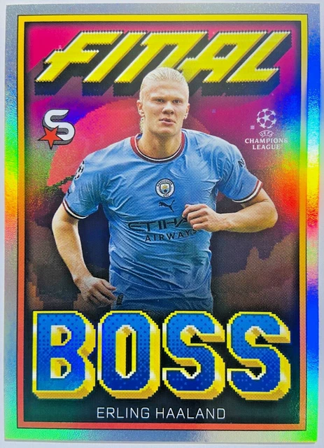 Carte Football Erling Haaland Topps Total Football Manchester City - Numérotée 1/5 Rare