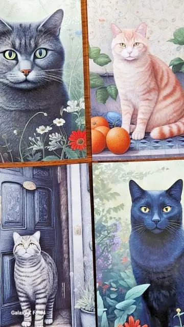 Set of 10 NEW Cats Postcards for Postcrossing & Postcardsofkindness 3