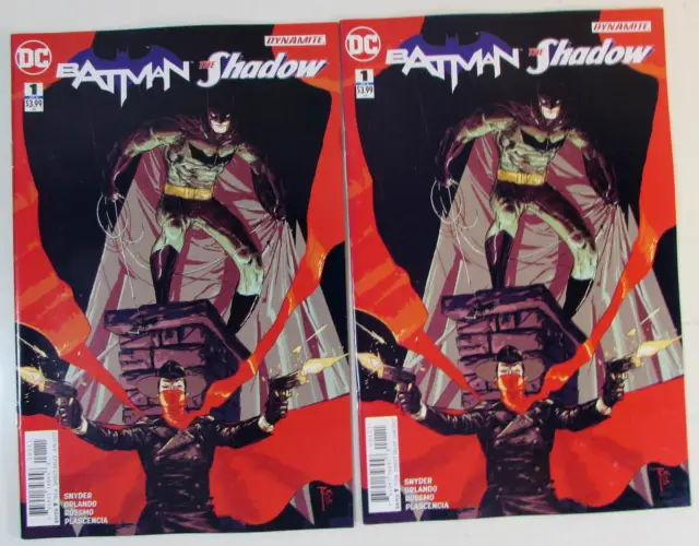 Batman/The Shadow Lot of 2 #1 x2 DC Comics (2017) NM- 1st Print Comic Books