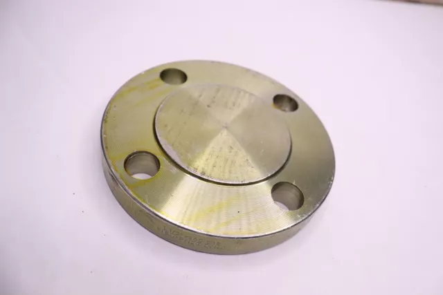 Blind Flange Raised Face 600# 316/316L Stainless Steel Yellow 1-1/2"