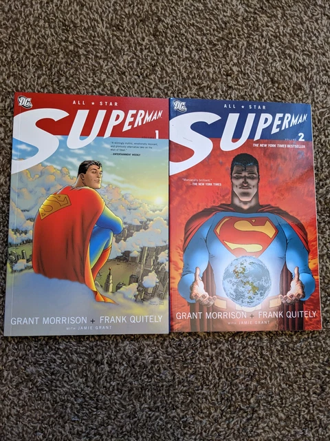 All Star Superman TPBs Vol. 1 & 2 Excellent condition Grant Morrison