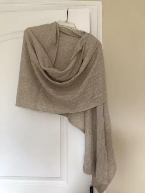 Tahari cashmere wrap sale