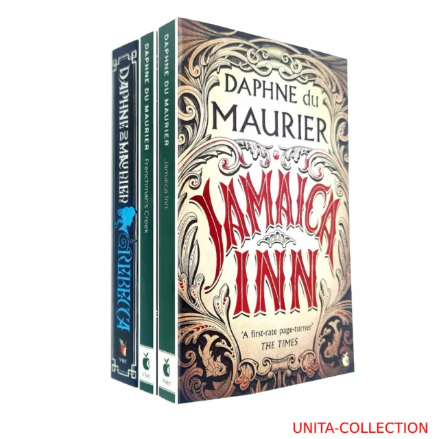 Daphne Du Maurier 3 Books Collection Set Modern Virago Classics Paperback NEW